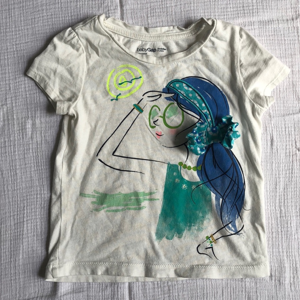 Baby gap 2T summer girl’s T-shirt VGUC